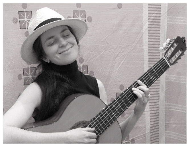 Soullexa spielt Gitarre